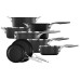 Premier 12-piece Non-Stick Hard Anodized Space Saving Cookware Set