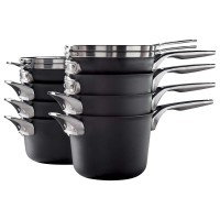 Calphalon Premier 12-piece Non-Stick Hard Anodized Space Saving Cookware Set