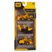  Metal Construction Vehicles 3-Pack Wheel Loader/ Excavator and Steam Roller