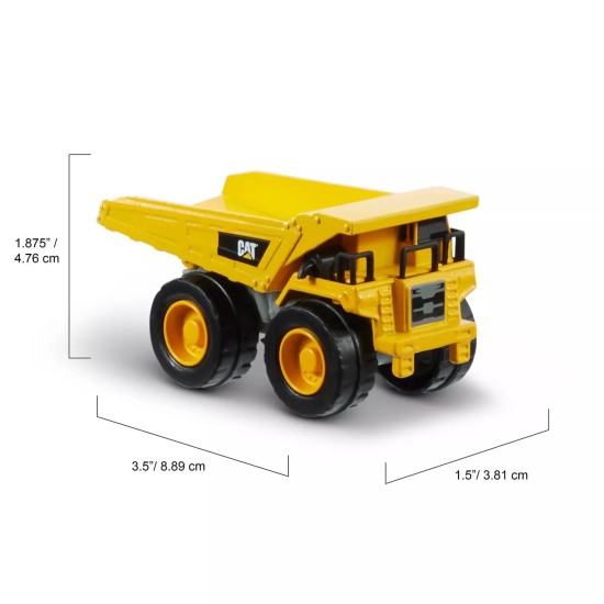  Metal Construction Vehicles 3-Pack Concrete Mixer/ Dump Truck and Grader