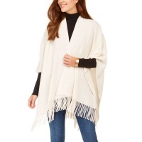 Cejon Basic Ribbed Knit Ruana