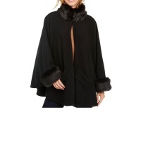 Cejon Fleece Cape Black