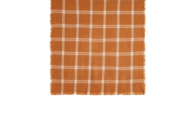 Heritage Plaid Blanket Scarf, Brown