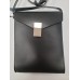  Olivia Leather Crossbody Handbag Purse (Black, Mini  )