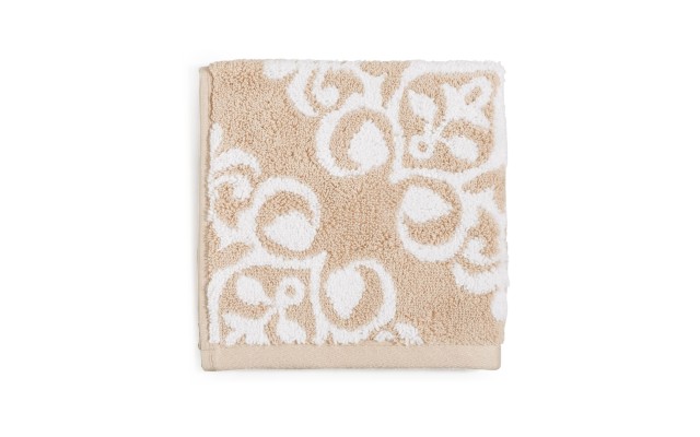  Elite Fashion Medallion Cotton, Pale Daffodil, WASH CLOTH