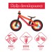  BMXie GLOW Lightweight Balance Bike, Light-Up Wheels, Airless Rubberskin Tires