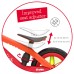  BMXie GLOW Lightweight Balance Bike, Light-Up Wheels, Airless Rubberskin Tires