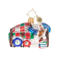 Christopher Radko Hand-Crafted European Glass Christmas Ornament, Sleepy Mr.Clause Gem