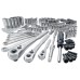  165-piece Standard Sae And Metric Polished Chrome Mechanic’s Tool Set