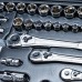  165-piece Standard Sae And Metric Polished Chrome Mechanic’s Tool Set