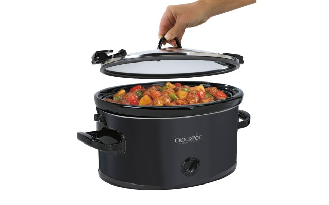 Crock Pot Cook and Carry 6 Qt. 7+ people Manual Slow Cooker, Black