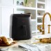  6-In-1 6-qt 7 people Digital Touchscreen Countertop Air Fryer, Smoke Gray