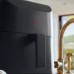  6-In-1 6-qt 7 people Digital Touchscreen Countertop Air Fryer, Smoke Gray
