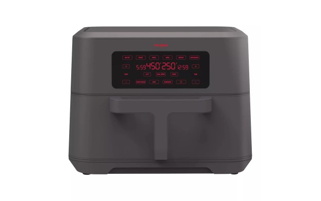  6-in-1 9qt Air Fryer with TriZone Technology, Smoke Gray