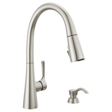 Delta Auburn Pull Down Kitchen Faucet and Soap Dispenser