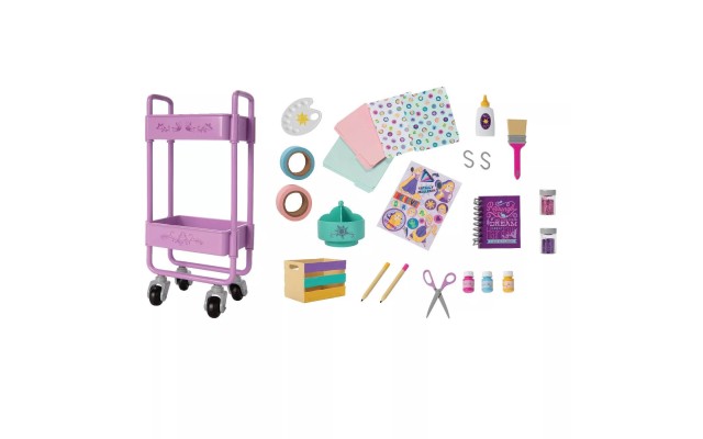  ILY 4ever 18″ Rapunzel Inspired Deluxe Accessory Pack, Storage Baskets, Pretend Office Supplies, Pencil, Scissors