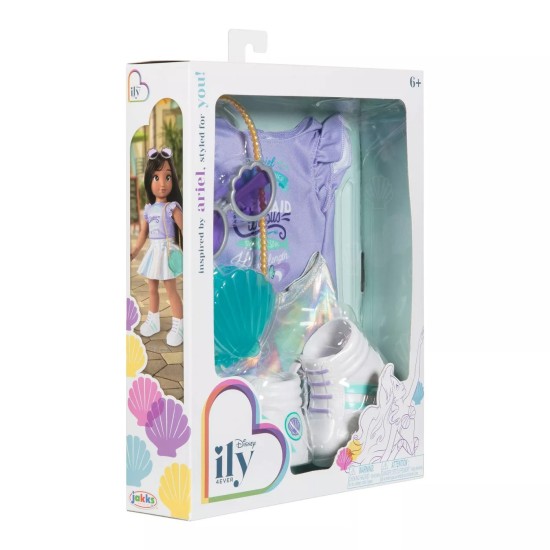  ILY 4ever Ariel Inspired Fashion Pack, Fashion Compatible with Most 18″ Dolls