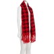  Oversized Houndstooth Scarf, Red