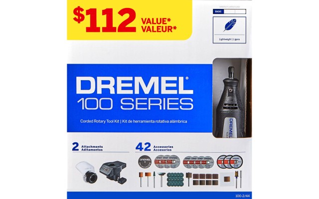  100 Series Single Speed Corded Rotary Tool Kit, A550  rotary shield and A576  Sanding/Grinding Guide™