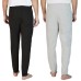  2-Pack Men’s Jogger Comfort Waistband, Black, 2X-Large