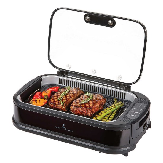  Smokeless Electric Indoor Non-stick Grill and Griddle