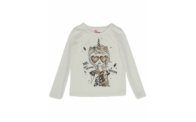 Epic Threads Toddler Girls Long Sleeve Diva Graphic Mix and Match Tee