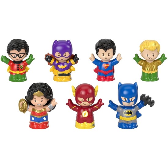 Fisher-Price Little People DC Super Friends Figure Pack 7pc.