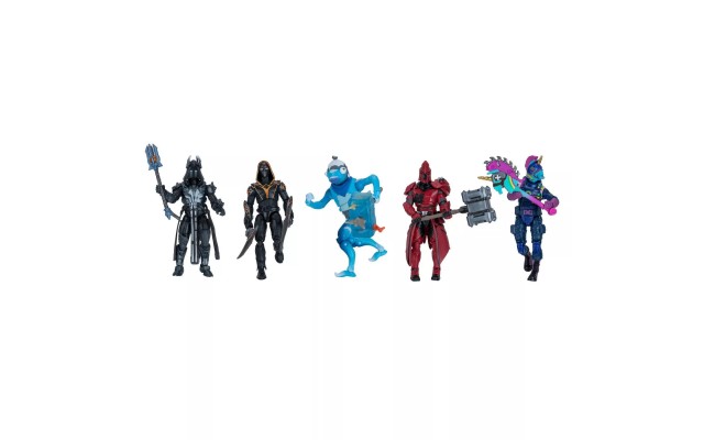  5 Figure Pack, 4in Figures including Bash, Ultima Knight (Red), Frozen Fishstick, Molten Omen, Ice King (Silver)