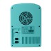  Portable Retro 6 Can Mini Personal Beverage Refrigerator, EFMIS129, Blue