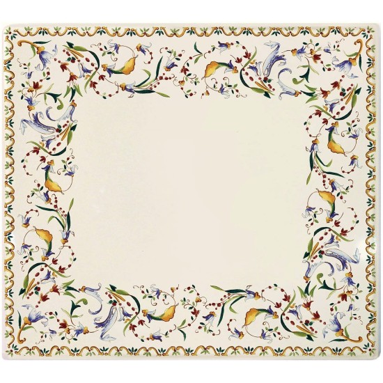 Gien Luxury French Toscana Earthenware Square Plate