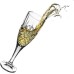  Dublin Crystal Champagne Flutes – Set of 4
