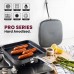  Stainless Steel Handles Non-stick Coating Hard Anodized Exterior Aluminum Grill and Griddle Set
