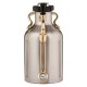  uKeg Carbonated Growler, 64oz Double Walled Stainless Steel, Pressure Gauge