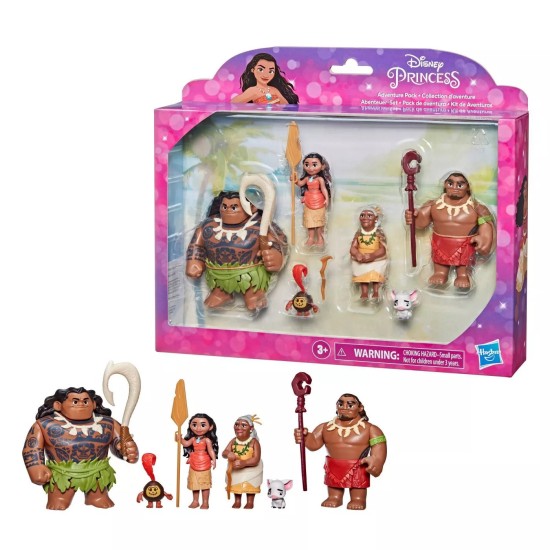 Hasbro  Princess Moana Adventure Multipack Movie-inspired Toy With Accessories