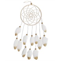 Holiday Lane Feather Dream Catcher Christmas Ornament
