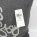  Let’s Stay Home Square Pillow, Gray