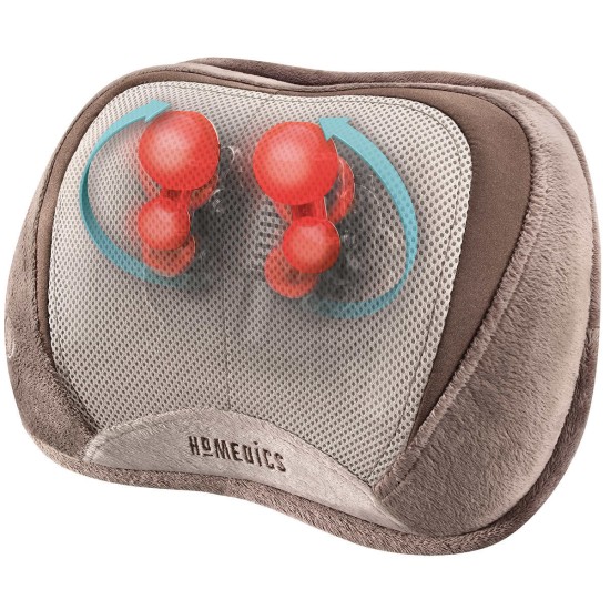  Shiatsu Elite 3D Technology Shiatsu & Vibration to Loosen Tight Muscles Massage Pillow with Heat, SP-100H