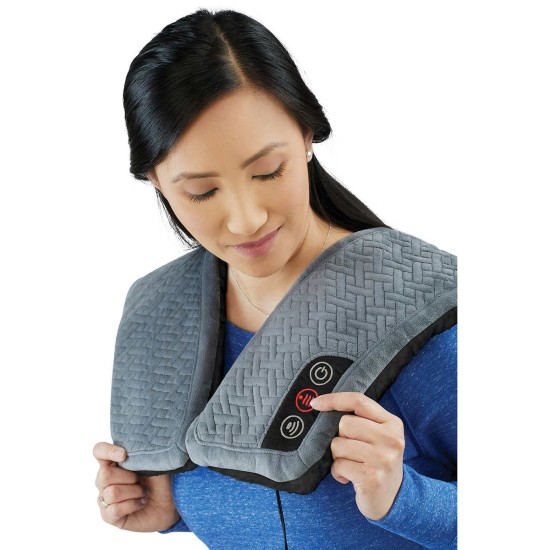  Weighted Comfort Wrap with Gentle Vibration and Soothing Heat, HCM-460H