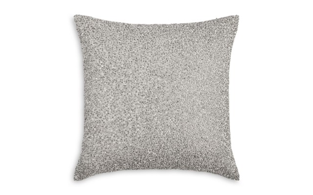  Collection Piano Wire Decorative Pillow, 18 x 18, Silver, One Size