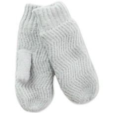 Inc Chevron-Knit Mittens