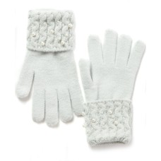 Inc International Concepts Embellished-cuff Gloves Grey