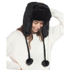 Inc International Concepts Embossed Faux-fur Trapper Hat Black