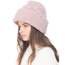 Inc International Concepts Faux-sherpa Beanie Hat Mauve
