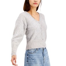 INC International Concepts INC Shine Cardigan (Silver, X-Large)