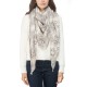 Snake-embossed Soft Triangle Scarf