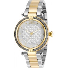 Invicta Bolt White Dial Ladies Watch, Gold/Silver 28934