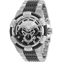 Invicta Men's Bolt Chronograph Dial Watch, Black/Silver 29569