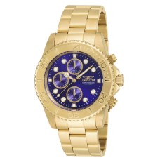 Invicta Men's Pro Diver Analog Display Japanese Quartz Gold Watch 19157