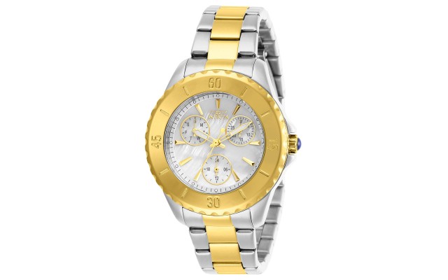  Women's Angel Quartz 38mm Two Tone, White Dial, Silver/Gold 29110