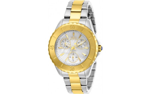  Women’s Angel Quartz Watch with Stainless Steel Strap, Two Tone Model 29110